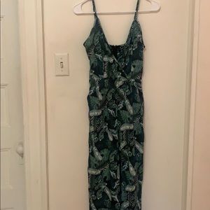 Boohoo tropical jumpsuit